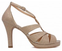 Aggie Gold Glitter Casual Sandals